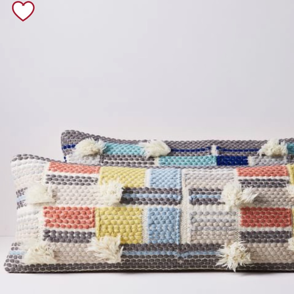 Roar+Rabbit Stacked Fringe Lumbar Pillow Cover